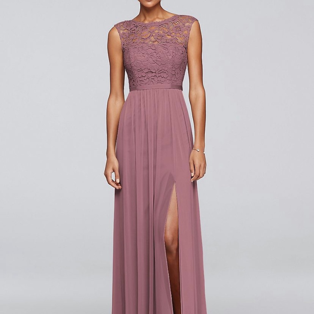 David’s bridal bridesmaid dress